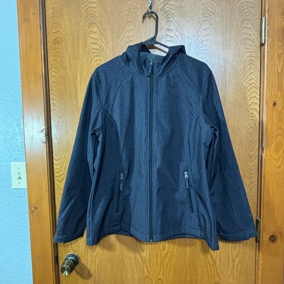 FreeTech Jacket Black and Gray XL 16-18 - Picture 1 of 3